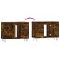Bathroom Cabinet Smoked Oak 31.5x13.0x23.6" Engineered Wood