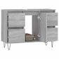 Bathroom Cabinet Grey Sonoma Engineered wood, iron Medium