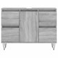 Bathroom Cabinet Grey Sonoma Engineered wood, iron Medium