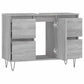 Bathroom Cabinet Grey Sonoma Engineered wood, iron Medium
