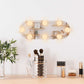 Wall Mirror With LED Light Transparent Glass and Plastic