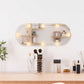 Wall Mirror With Led Light Transparent Glass, Plastic 7.9x19.7 in