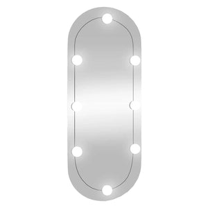 Wall Mirror With LED Light Transparent, Warm White, Cold White