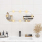 Wall Mirror With LED Light Transparent, Warm White, Cold White