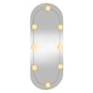 Wall Mirror With LED Light Transparent, Warm White, Cold White