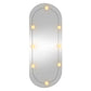 Wall Mirror With LED Light Glass Glass, Plastic Medium