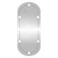 Wall Mirror With LED Light Glass Glass, Plastic Medium