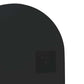 Wall Mirror With Led Light Transparent Glass, Plastic