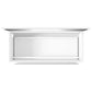 Bathroom Cabinet With Mirror White Engineered Wood Large