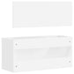 Bathroom Cabinet With Mirror White Engineered wood Medium