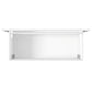 Bathroom Cabinet With Mirror White Engineered wood Medium