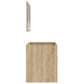 Bathroom Cabinet With Mirror Sonoma Oak Engineered wood