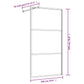 Walk-in Shower Wall with Clear ESG Glass Gold 39.4"x76.8"
