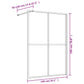 Walk-in Shower Wall with Clear ESG Glass Gold 55.1"x76.8"