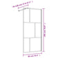 Walk-in Shower Wall with Clear ESG Glass Red 35.4"x76.8"
