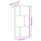 Walk-in Shower Wall with Clear ESG Glass Red 39.4"x76.8"