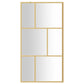 Walk-in Shower Wall with Clear ESG Glass Gold 39.4"x76.8"
