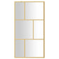 Walk-in Shower Wall with Clear ESG Glass Gold 45.3"x76.8"