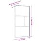 Walk-in Shower Wall with Clear ESG Glass Gold 45.3"x76.8"