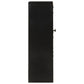 Bathroom Cabinet Black, Natural Wood Iron, Solid Mango Wood Medium