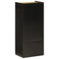 Bathroom Cabinet Black, Natural Wood Iron, Solid Mango Wood Medium