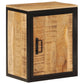 Bathroom Cabinet Natural mango wood and black
