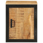 Bathroom Cabinet Natural mango wood and black
