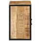 Bathroom Cabinet Natural mango wood and black