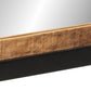 Bathroom Mirror Natural wood with black border