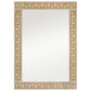 Bathroom Mirror Natural Bleach Solid mango wood and glass