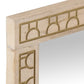 Bathroom Mirror Natural Bleach Solid mango wood and glass