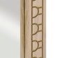 Bathroom Mirror Natural Bleach Solid mango wood and glass