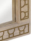 Bathroom Mirror Natural Bleach Solid mango wood and glass