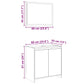 Bathroom Furniture Set Brown Oak Engineered Wood Medium