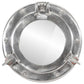  Porthole Mirror Wall Hanging Ø9.1" Aluminum and Glass