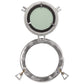  Porthole Mirror Wall Hanging Ø9.1" Aluminum and Glass