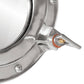  Porthole Mirror Wall Hanging Ø9.1" Aluminum and Glass