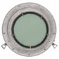  Porthole Mirror Wall Hanging Ø15" Aluminum and Glass