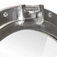  Porthole Mirror Wall Hanging Ø15" Aluminum and Glass