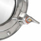  Porthole Mirror Wall Hanging Ø15" Aluminum and Glass