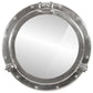  Porthole Mirror Wall Hanging Ø19.7" Aluminum and Glass