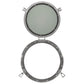  Porthole Mirror Wall Hanging Ø19.7" Aluminum and Glass