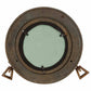  Porthole Mirror Wall Hanging Ø9.1" Aluminum and Glass