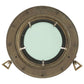  Porthole Mirror Wall Hanging Ø11.8" Aluminum and Glass