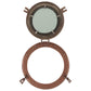  Porthole Mirror Wall Hanging Ø11.8" Aluminum and Glass