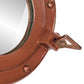  Porthole Mirror Wall Hanging Ø11.8" Aluminum and Glass