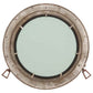  Porthole Mirror Wall Hanging Ø19.7" Aluminum and Glass