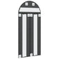 Wall Mirror Black Powder-coated iron 23.6 x 51.2 in Minimalistic