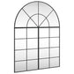 Wall Mirror Black Glass, Powder-coated iron 39.4 x 51.2 in Mirror