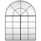 Wall Mirror Black Glass, Powder-coated iron 39.4 x 51.2 in Mirror